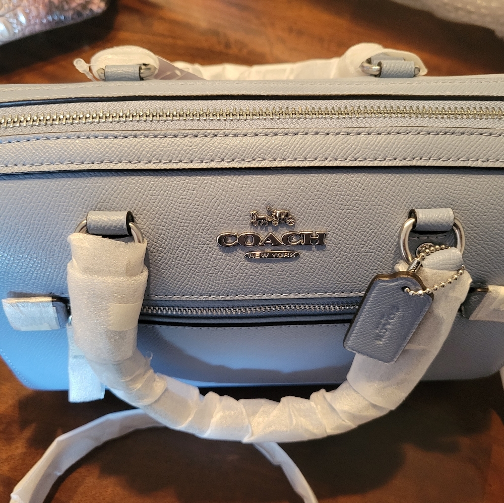 Coach Marble Blue purse